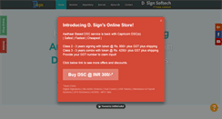 Desktop Screenshot of dsignsoftech.com
