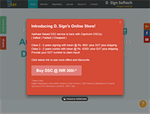Tablet Screenshot of dsignsoftech.com
